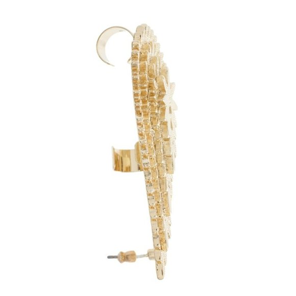 ASOS Layered Angel Wing Single Ear Cuff - Picture 4 of 5